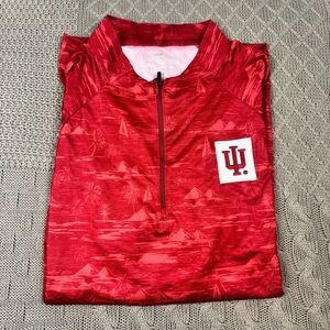 Indiana University Colosseum Red Men's Pullover ~ XL